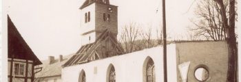 Abriss der alten Pfarrkirche und Benediktion des Neubaus